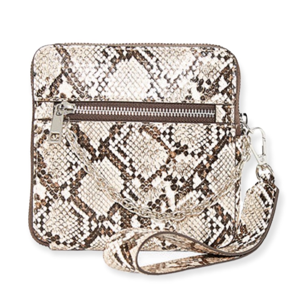 Worthington Zoe Python Wristlet - Picture 2 of 11